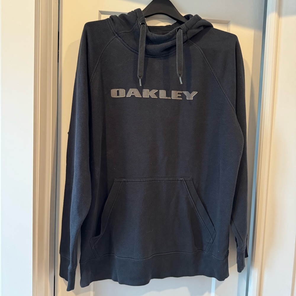 Oakley Men's Dark Gray Hoodie Sweater